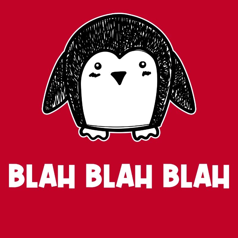 Pinguin Kalt Spruch Tier Schnee Eis Vogel