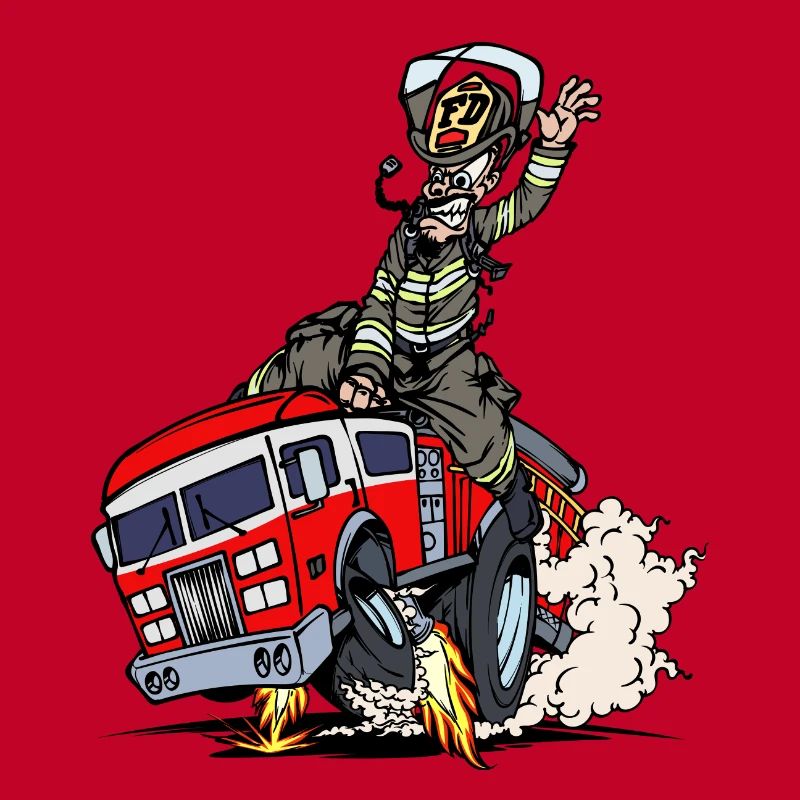 Fire brigade fire protection fire engine lifesaver