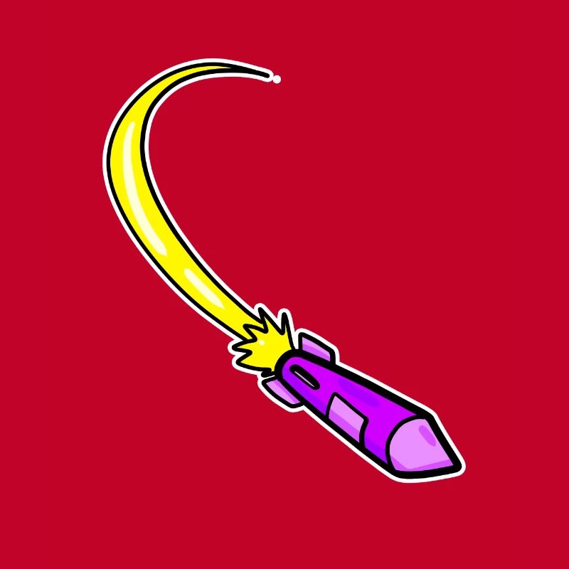 Fusée violette