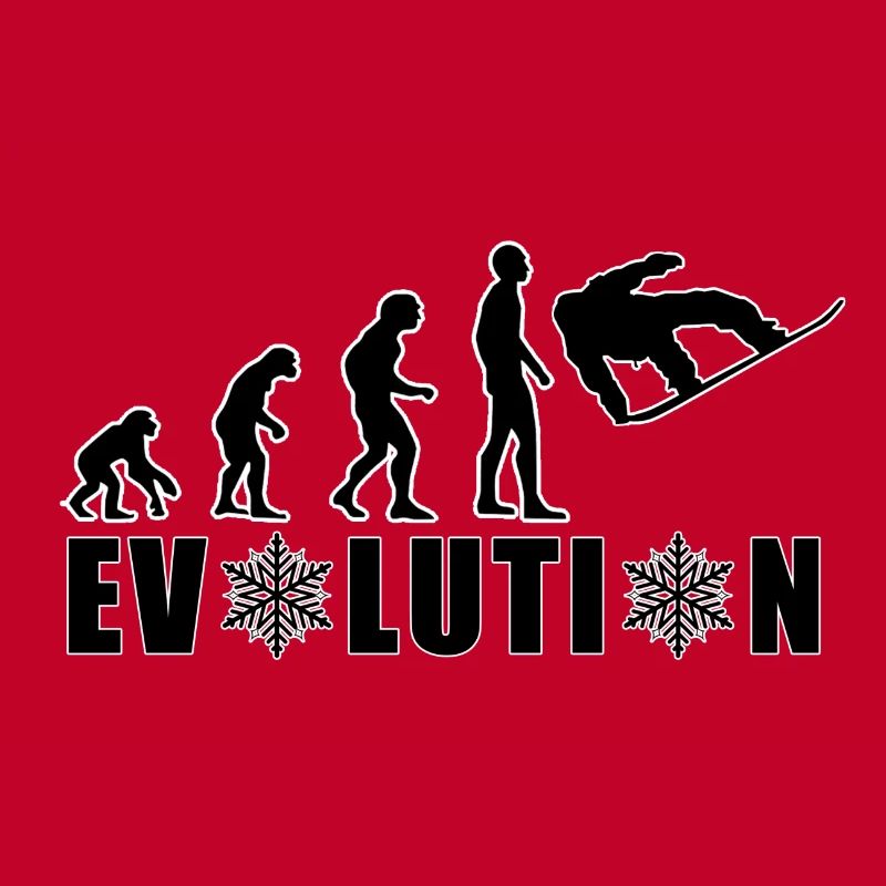 EVOLUTION SNOWBOARD Schnee Winter Geschenk