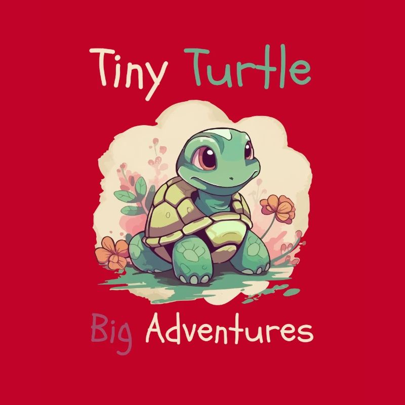 Conception d’aventure de tortue minuscule