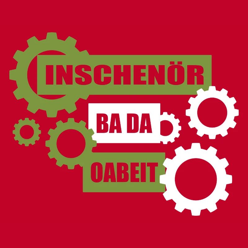 Inschenör ba da Oabeit, engineer at work