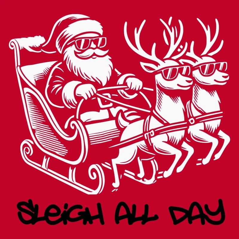 Cooler Santa – Sleigh All Day