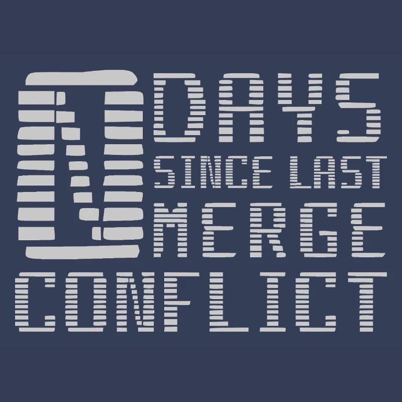 Merge Conflict Software Developer Developer geek