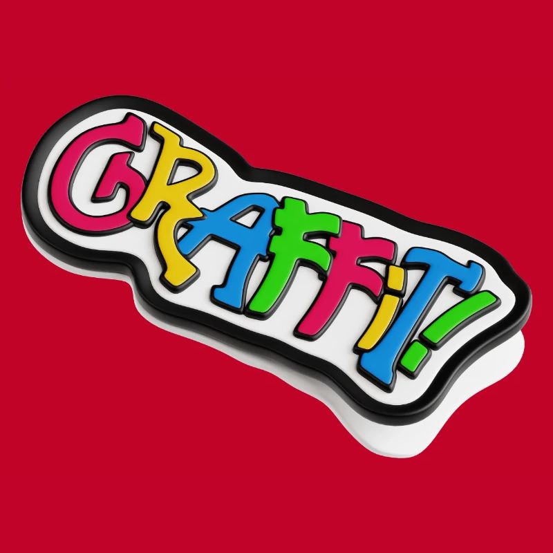 Graffiti lettrage effet 3d