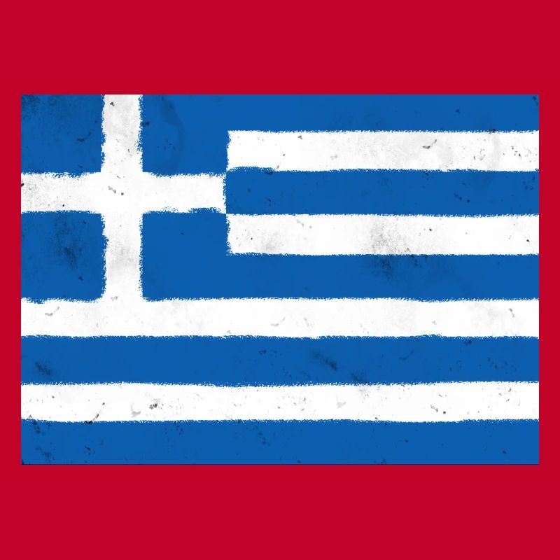 Drapeau de la Grèce – Identité bleue
