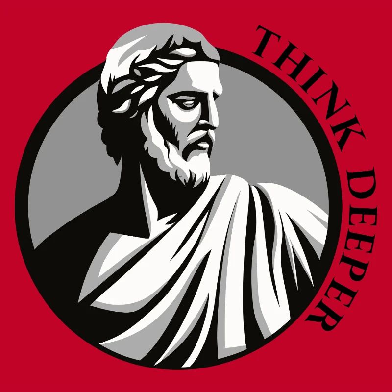 Classic Greek Philosopher | "Think Deeper" | Stoic