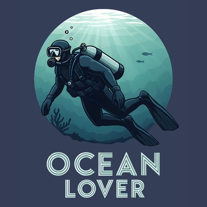 Plongeur Ocean Lover Underwater pour les amis plongeurs