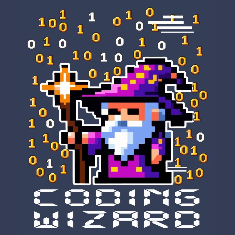 Zauberer-Pixel-Code