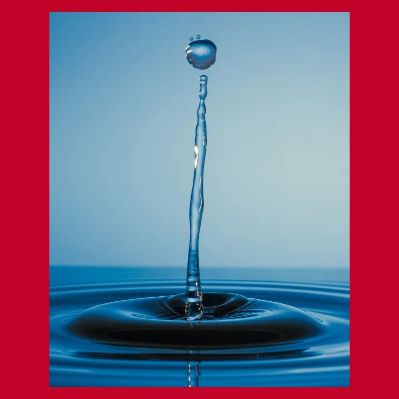 Abstrait d’eau bleue
