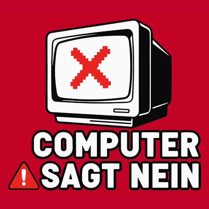 Computer Says No Retro Pixel