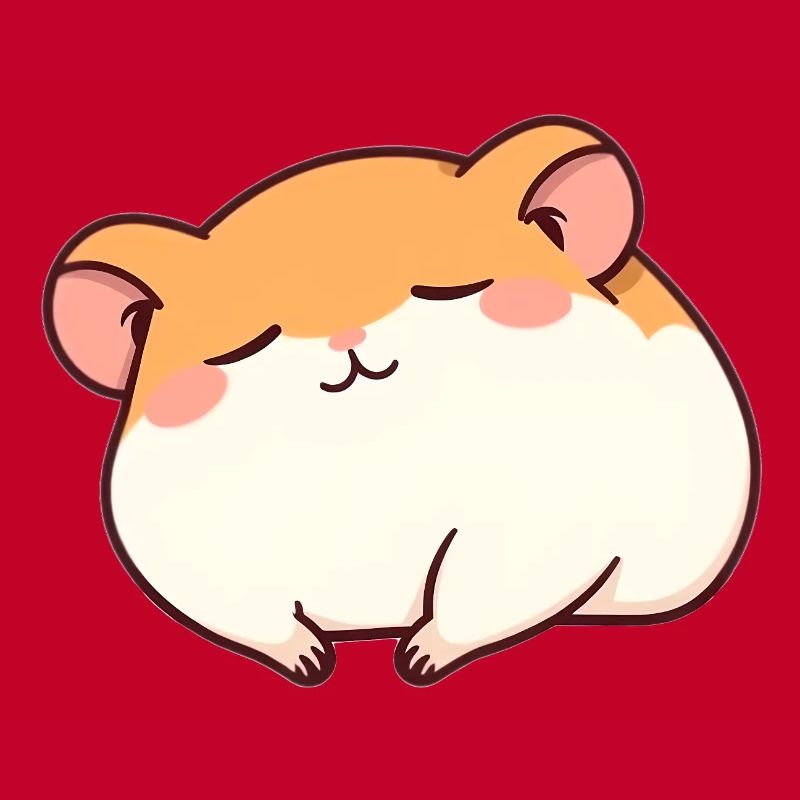 Sleeping hamster