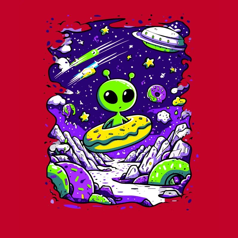 Beignet extraterrestre dans l’espace