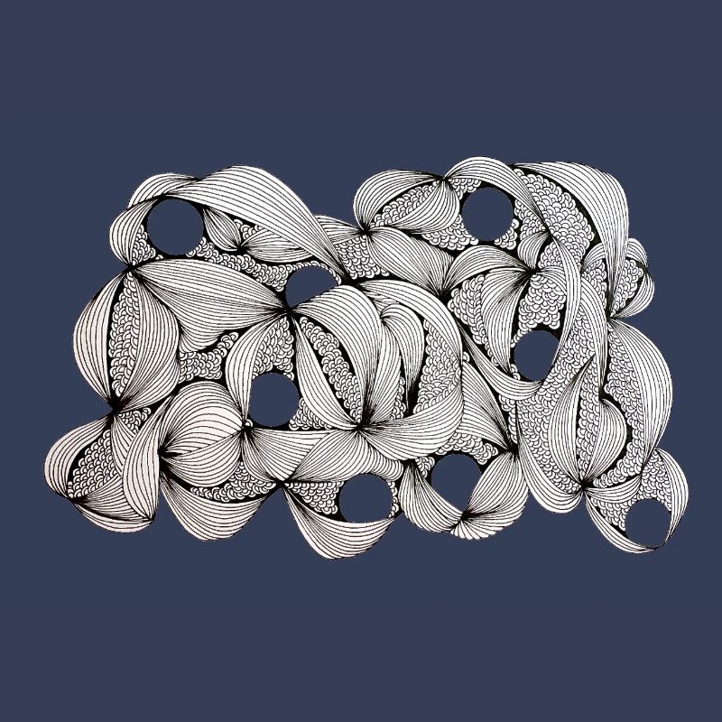 Lined Leaf Weave Pattern