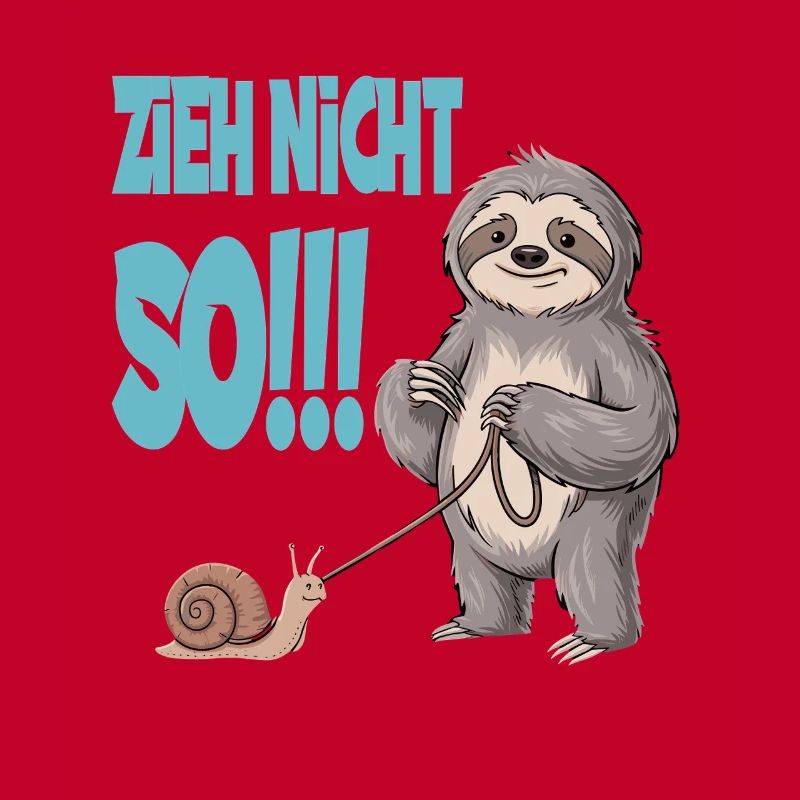 Don't pull so sloth with snail funnier