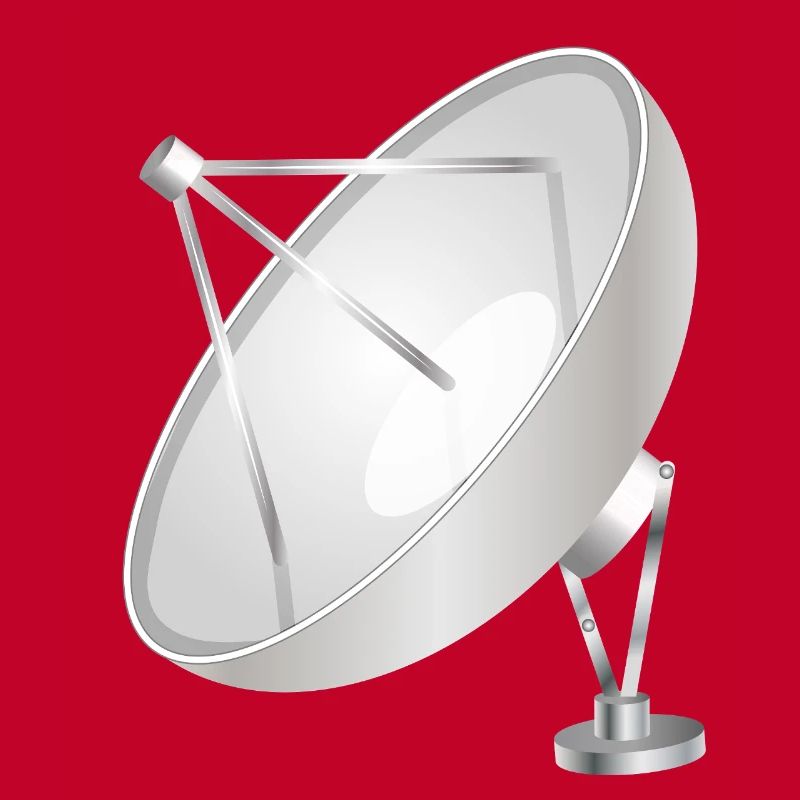 Antenne paraboise à l’aspect moderne et net