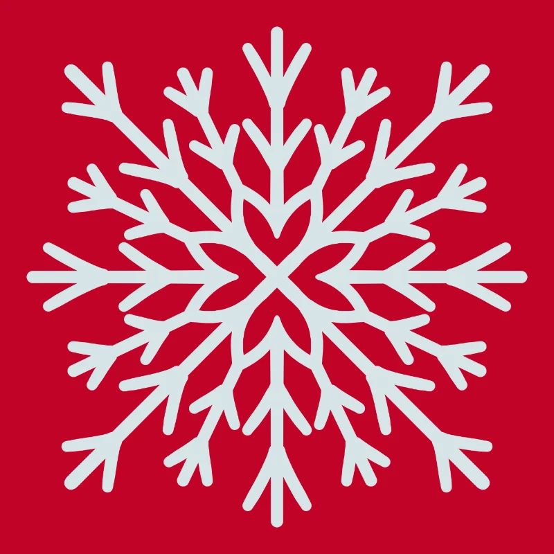 Frostiger Schneeflockenglanz