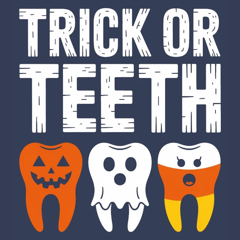 Trick oder Teeth Halloween-T-Shirt