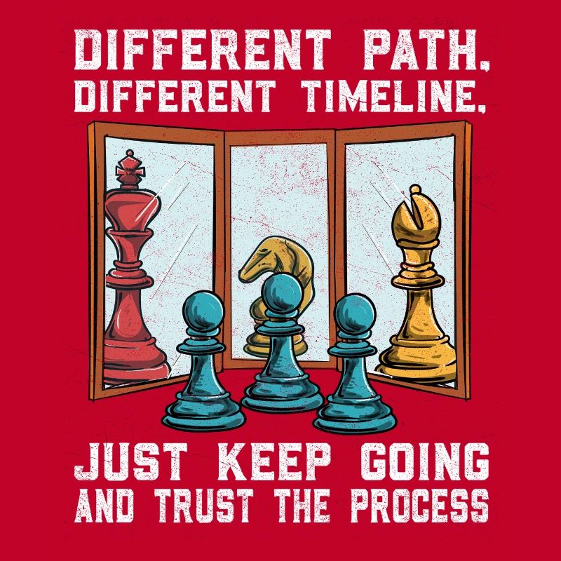 Chess path: Different way, confidence in the procedure