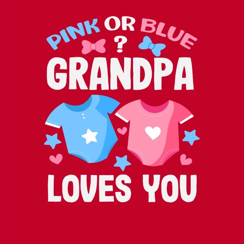 Pink Oder Blau Opa Liebt Dich Reveal