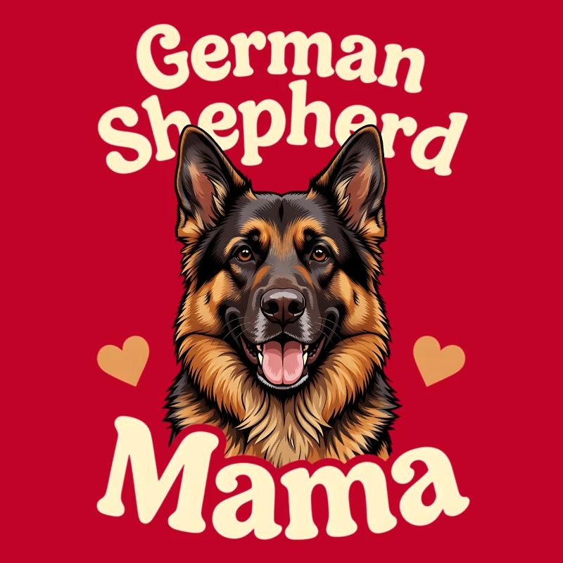 German Shepherd Mama Schäferhund Geschenk