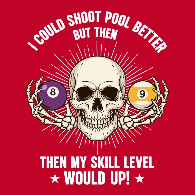 Table de billard de billard Billard Billard Spool Skull