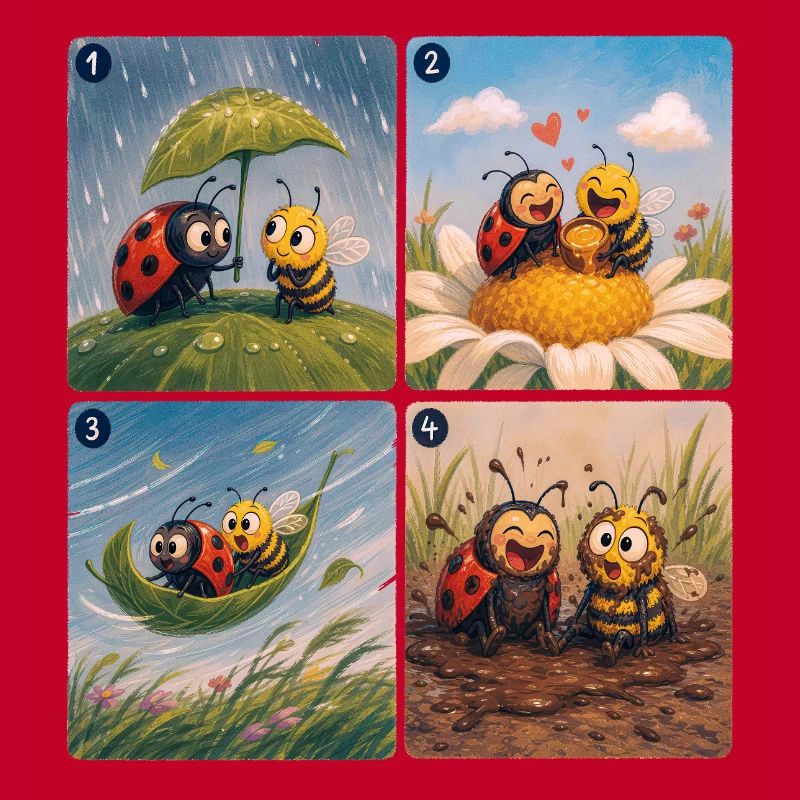 Ladybug und Bee: Eine schöne Freundschaft