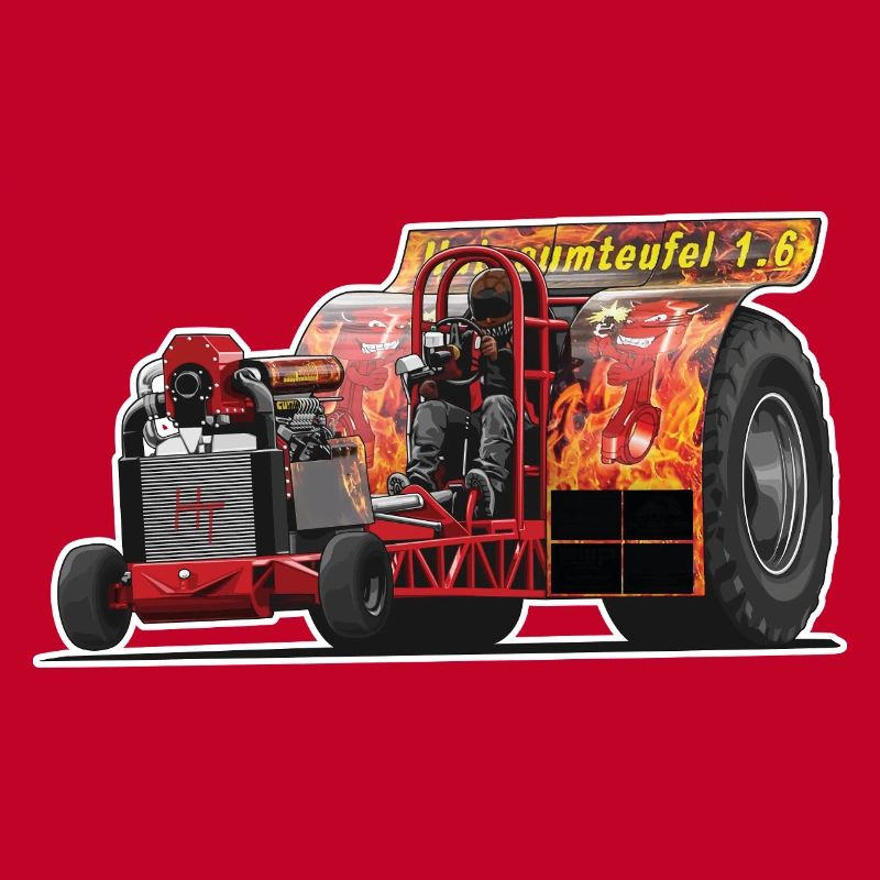 Tractor Pulling // Illustration