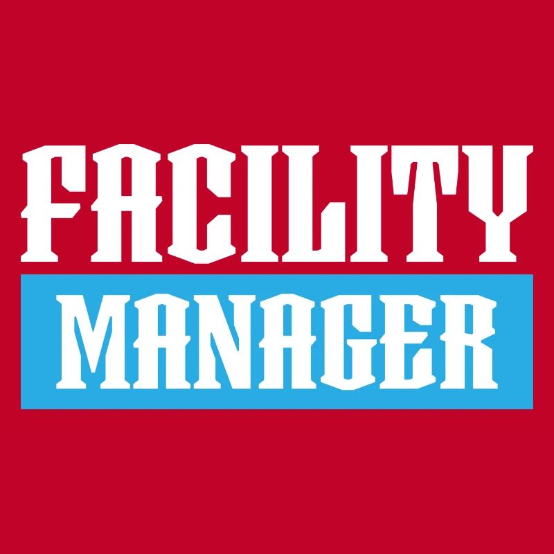 facility manager tshirt schwarz