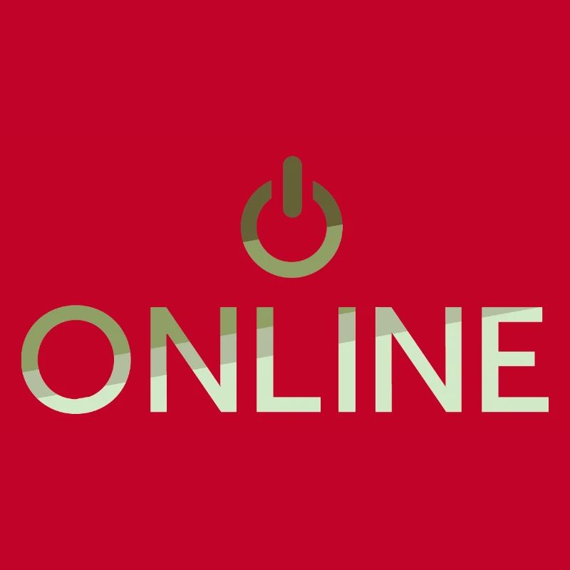 online lettering - On Button active