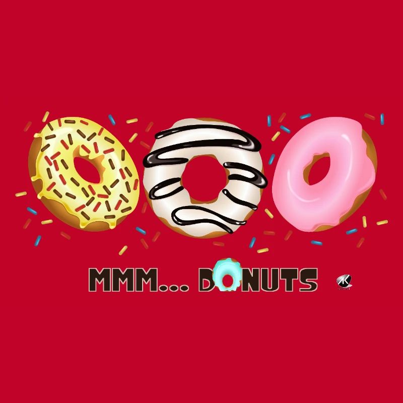 Glasierte Donuts mit Sprinkles Abbildung