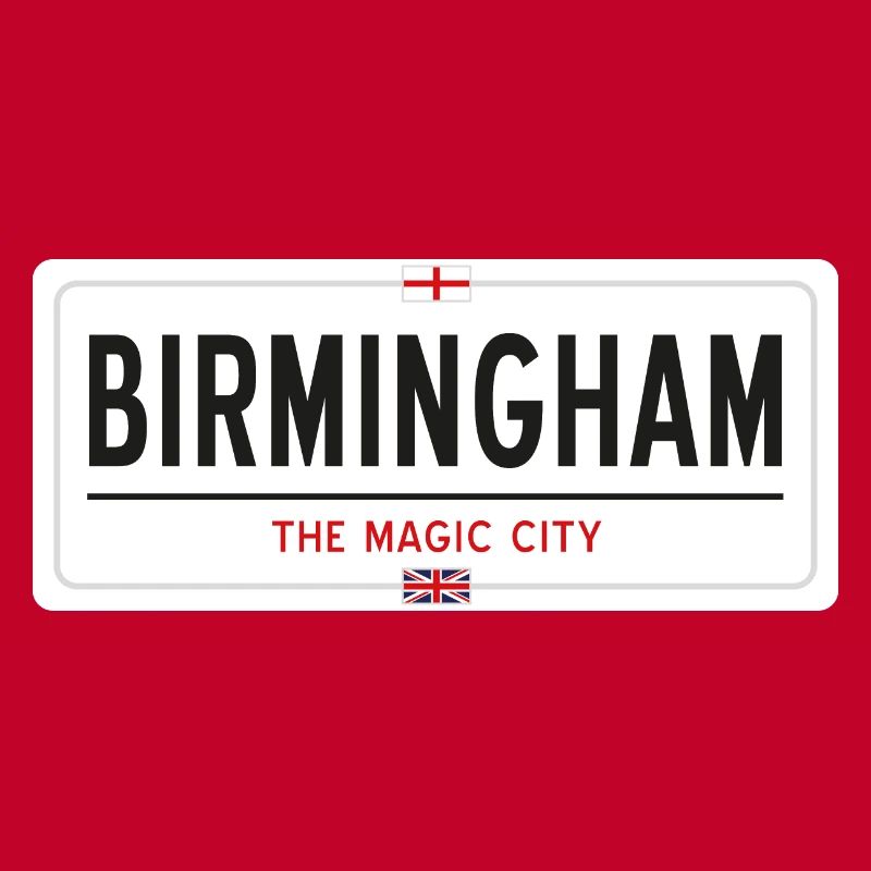 Panneau de nom de lieu de Birmingham
