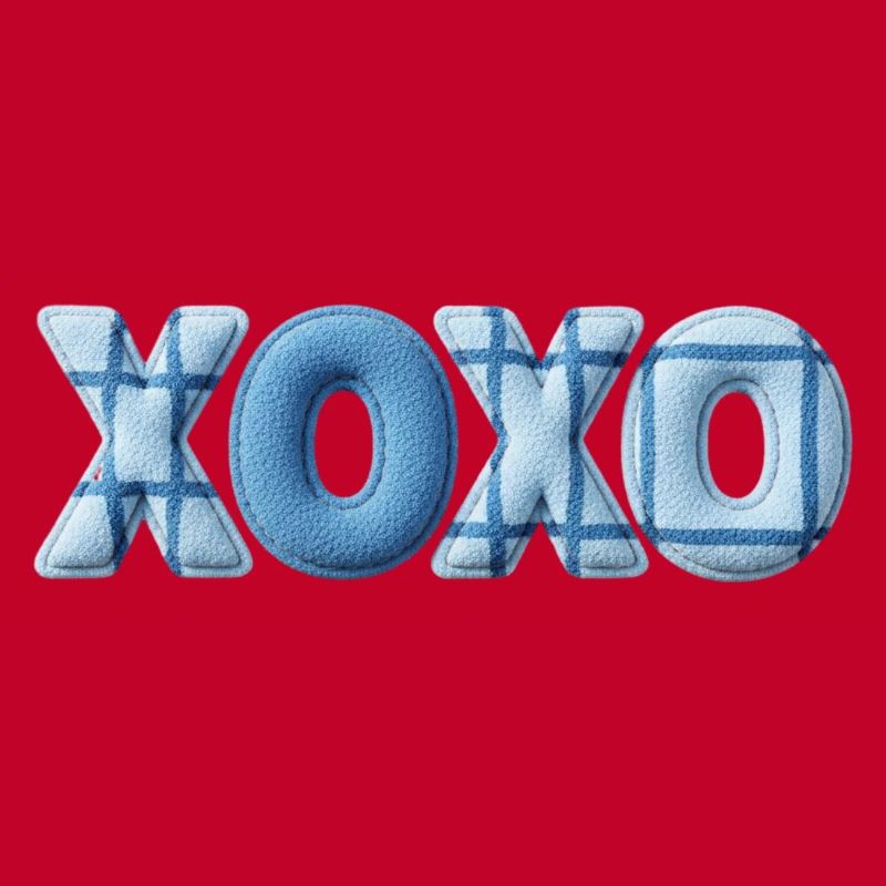 XOXO Patchwork Look mit Stoff Optik