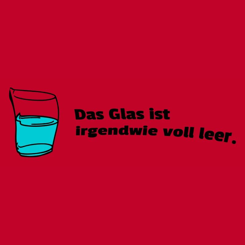 Glass fully empty