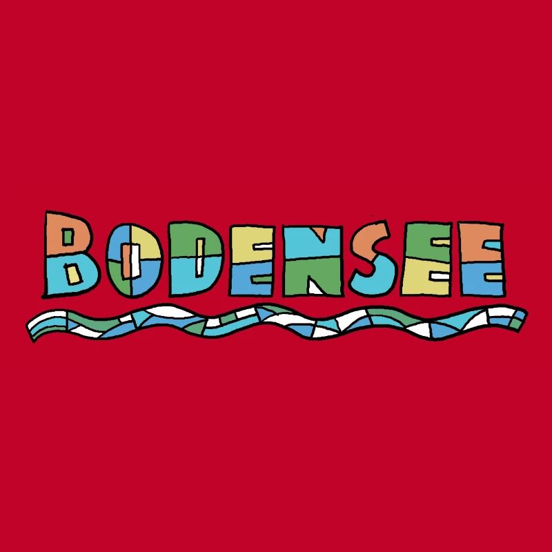 Bodensee Farbschrift