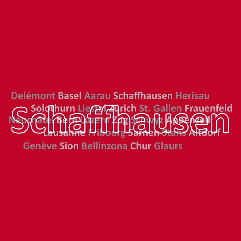 Schweizer Städte Schaffhausen