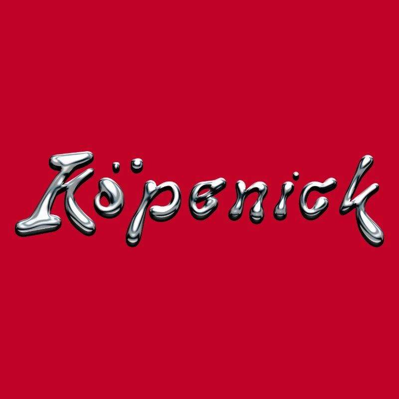 Typographie Köpenick Liquid Chrome