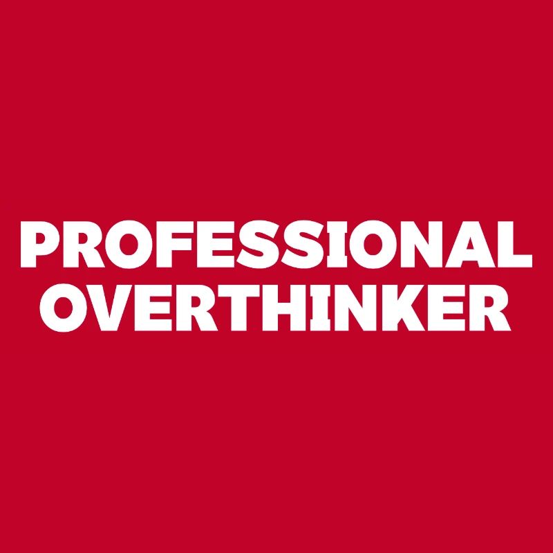 Futuristic Overthinker Typography Design