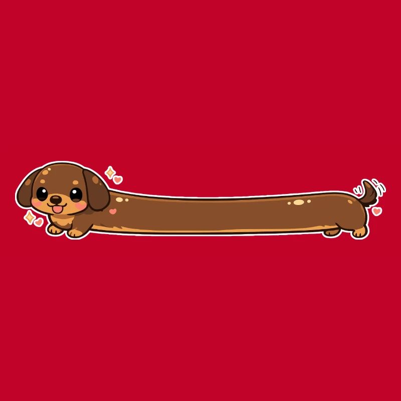 Long, teckel mignon