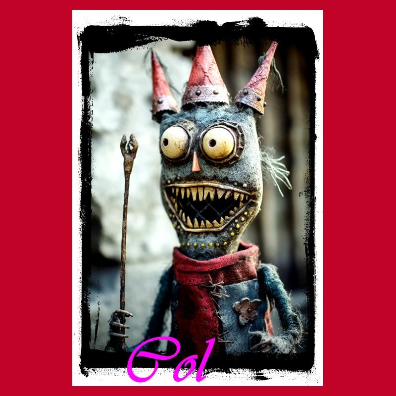 Fantasy Monster Guy with Magic Hat Doll King