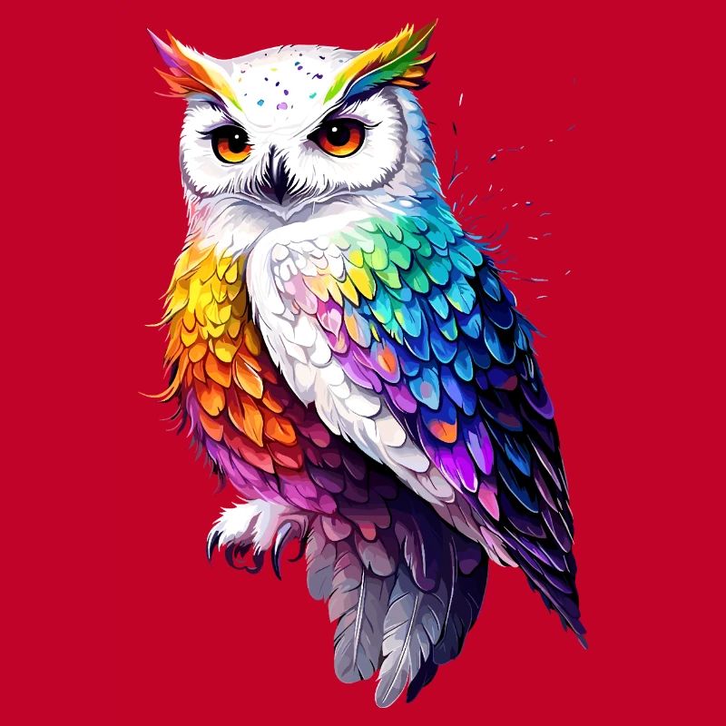 Schneeeule Weiße Eule Kauz Uhu Owl Schnee Eulen