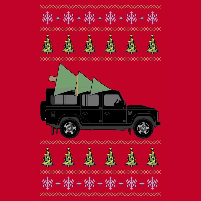 Defender 110 Black Christmas Light