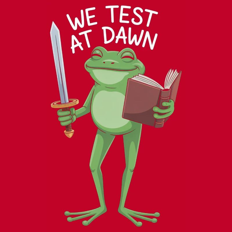 Grenouille de Test de l’Aube : Épée & Parchemin