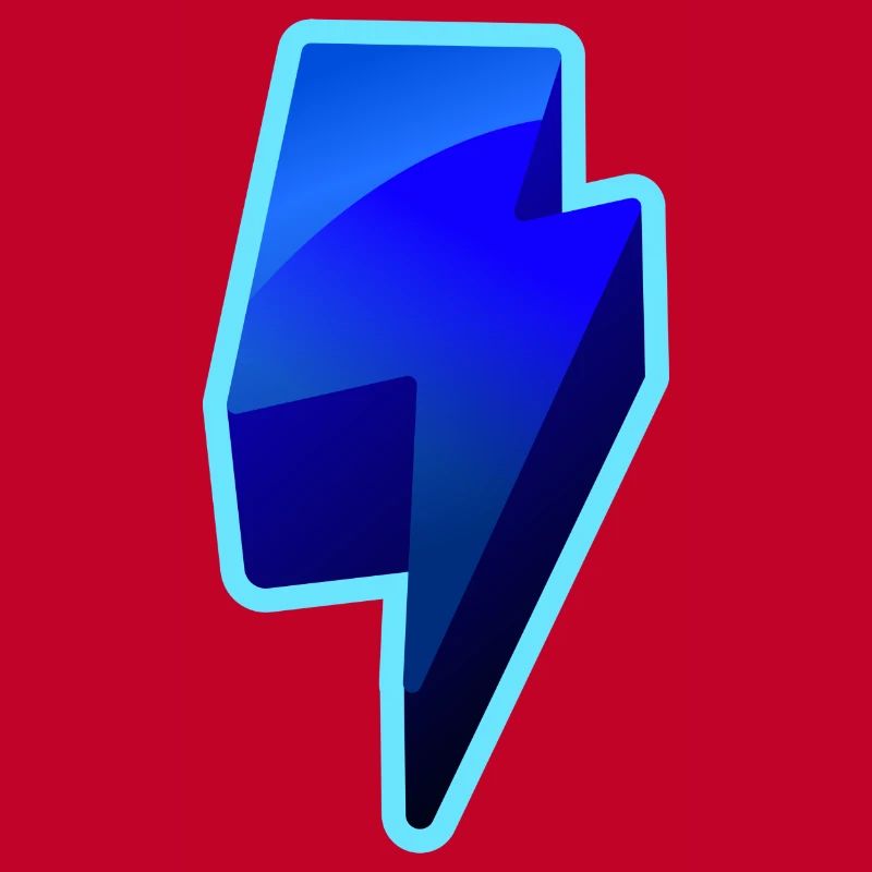 NeonBlitz Lightning Graphic Blue