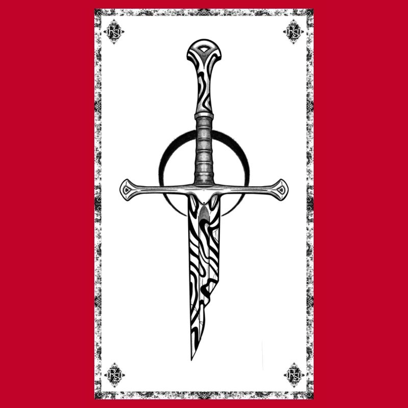 Gothic Zebra Sword