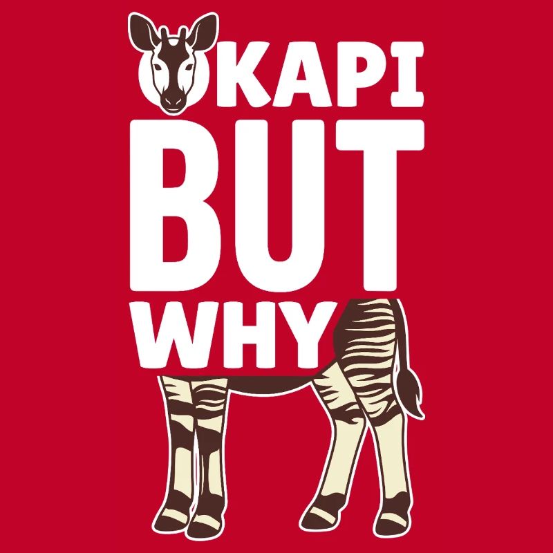 Okapi-liebhaber Okapi-tier Seltene Tierweltliebe