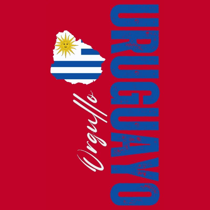 Uruguayan pride, vertical design