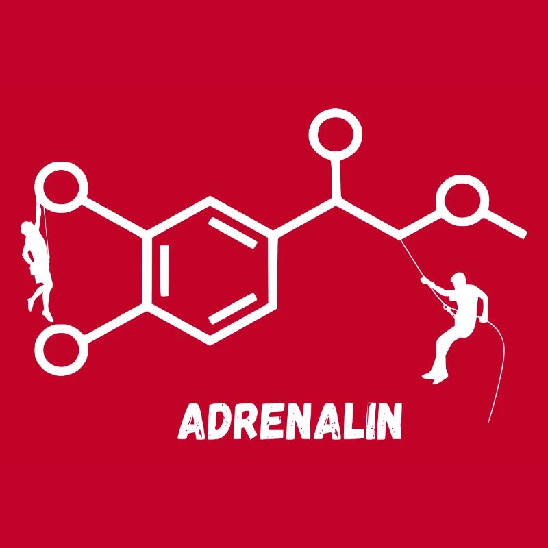 Formule structurelle d’adrénaline avec Climber
