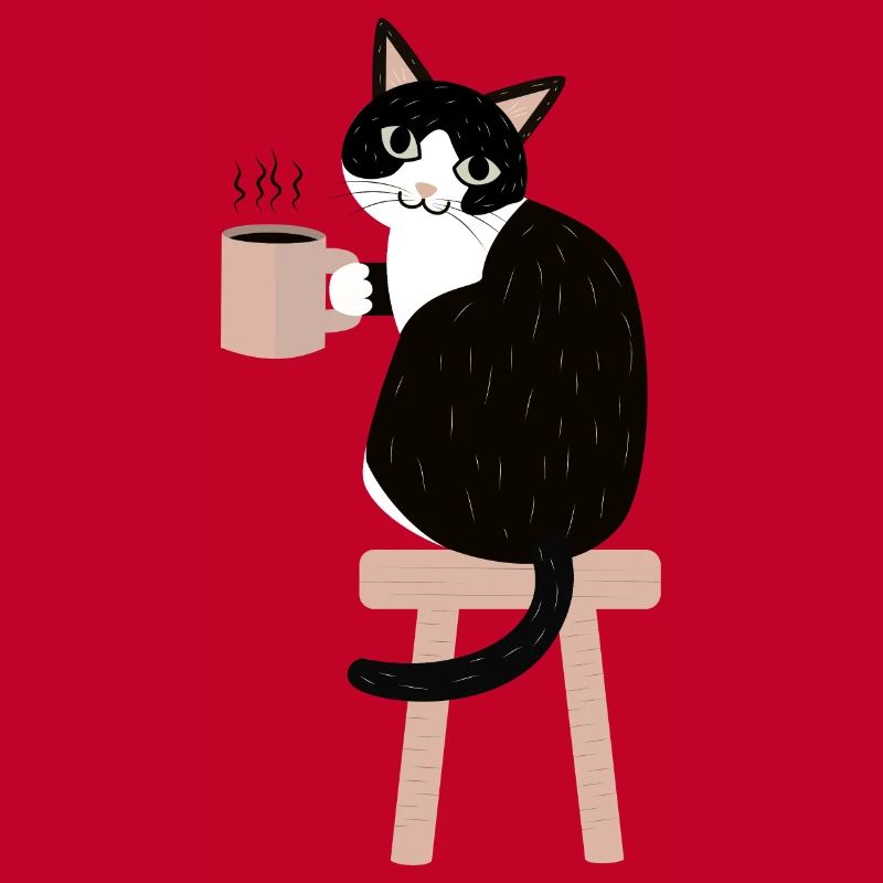 Kaffeepause Katze