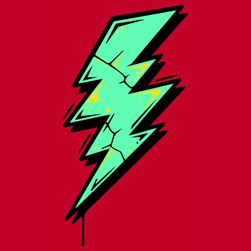 Blitzstil Blitz Abstrakt
